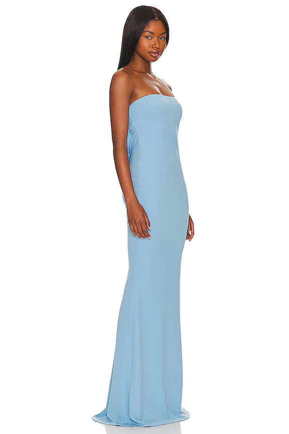 The Mary Kate Gown in French Blue by Katie May