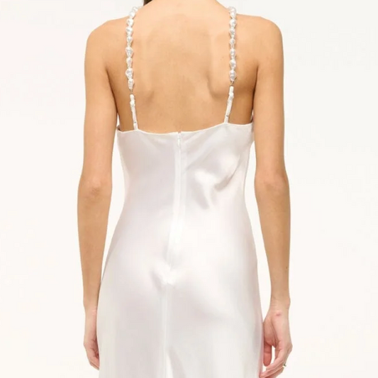 The Cadence White Dress by STAUD