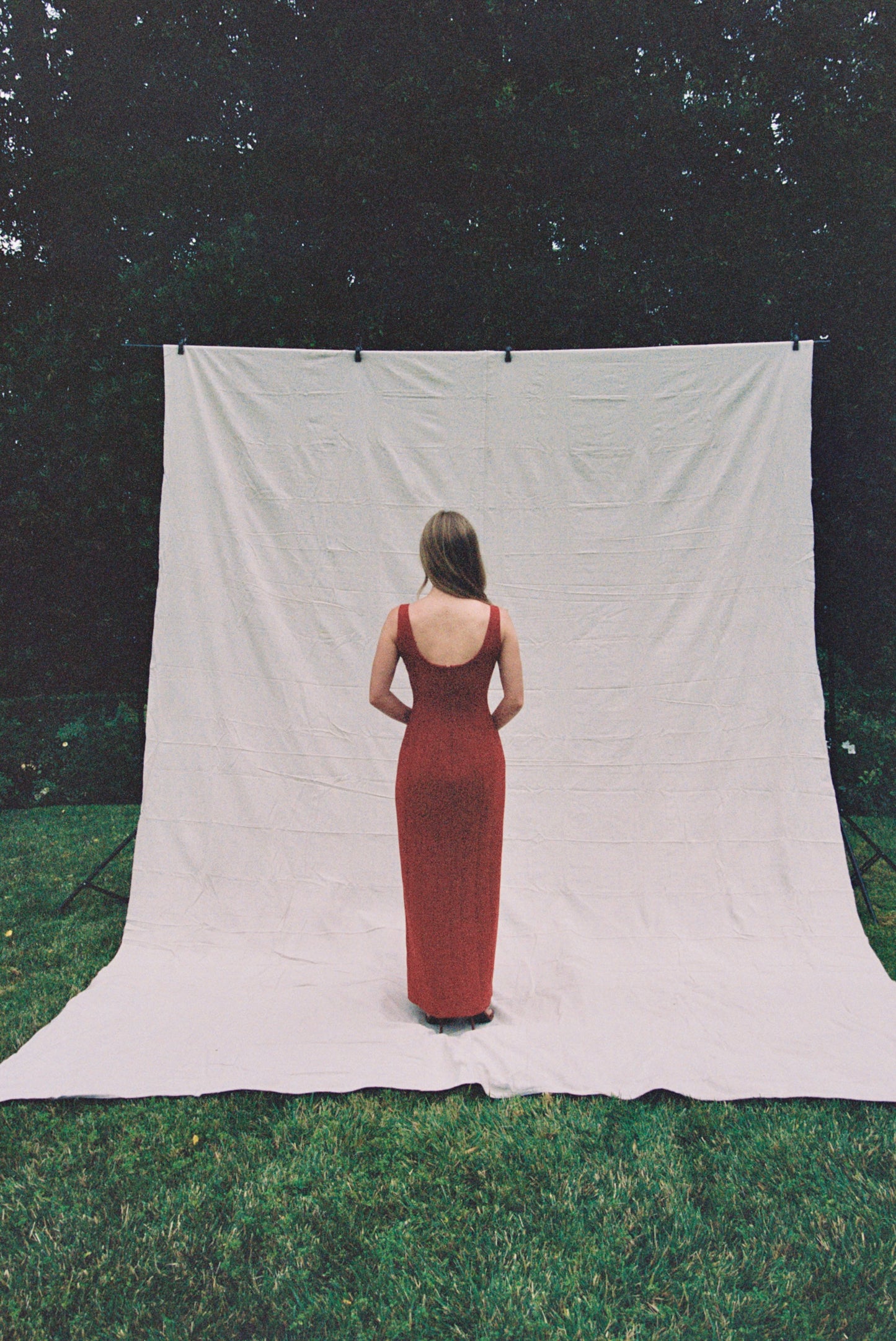 STAUD Rouge Portait Dress