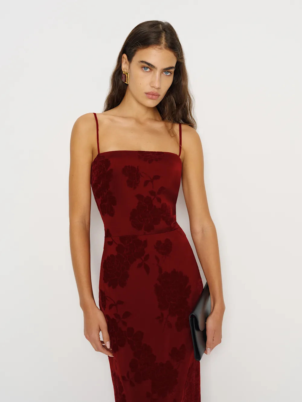 The Frankie Dress in Scarlet