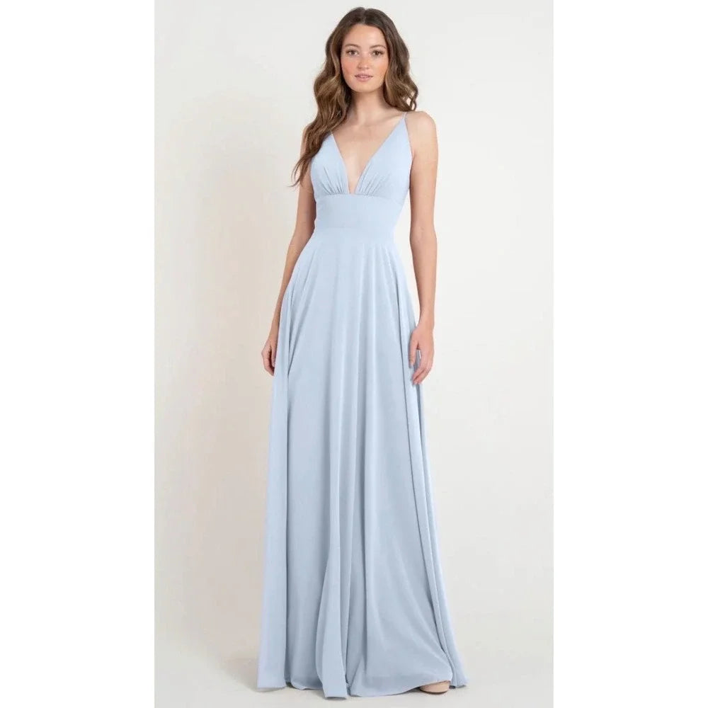 The Brady Gown in Whisper Blue by Jenny Yoo