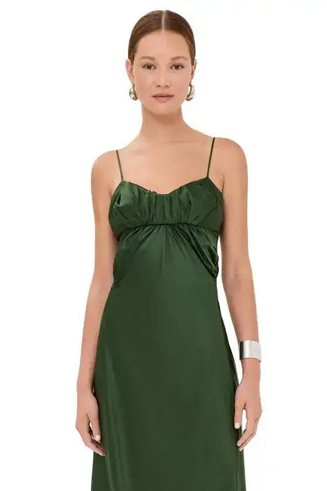 The Jil Sander Forest Green Gown