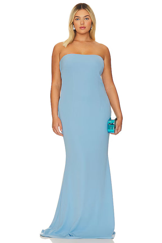 The Mary Kate Gown in French Blue by Katie May