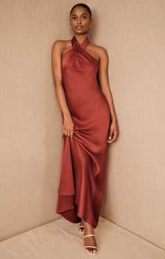 BHLDN Selma Halter-Neck Dress