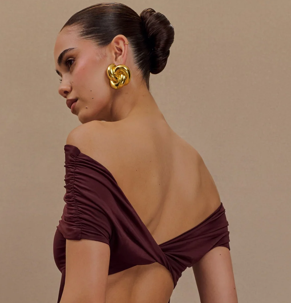 Meshki Imogen Off Shoulder Dress