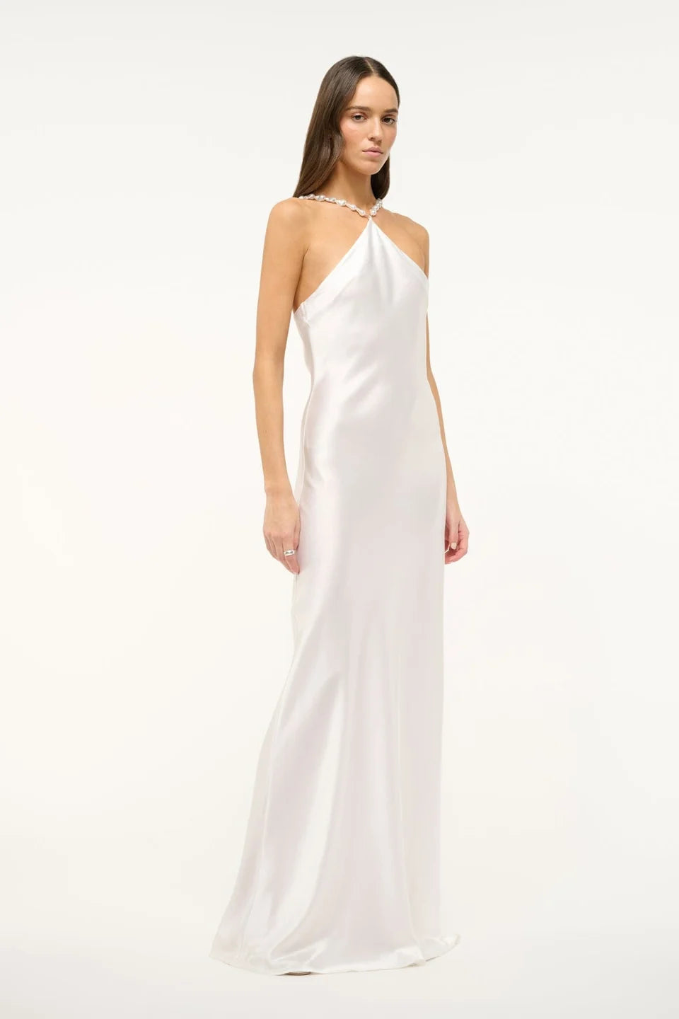 The Cadence White Dress by STAUD