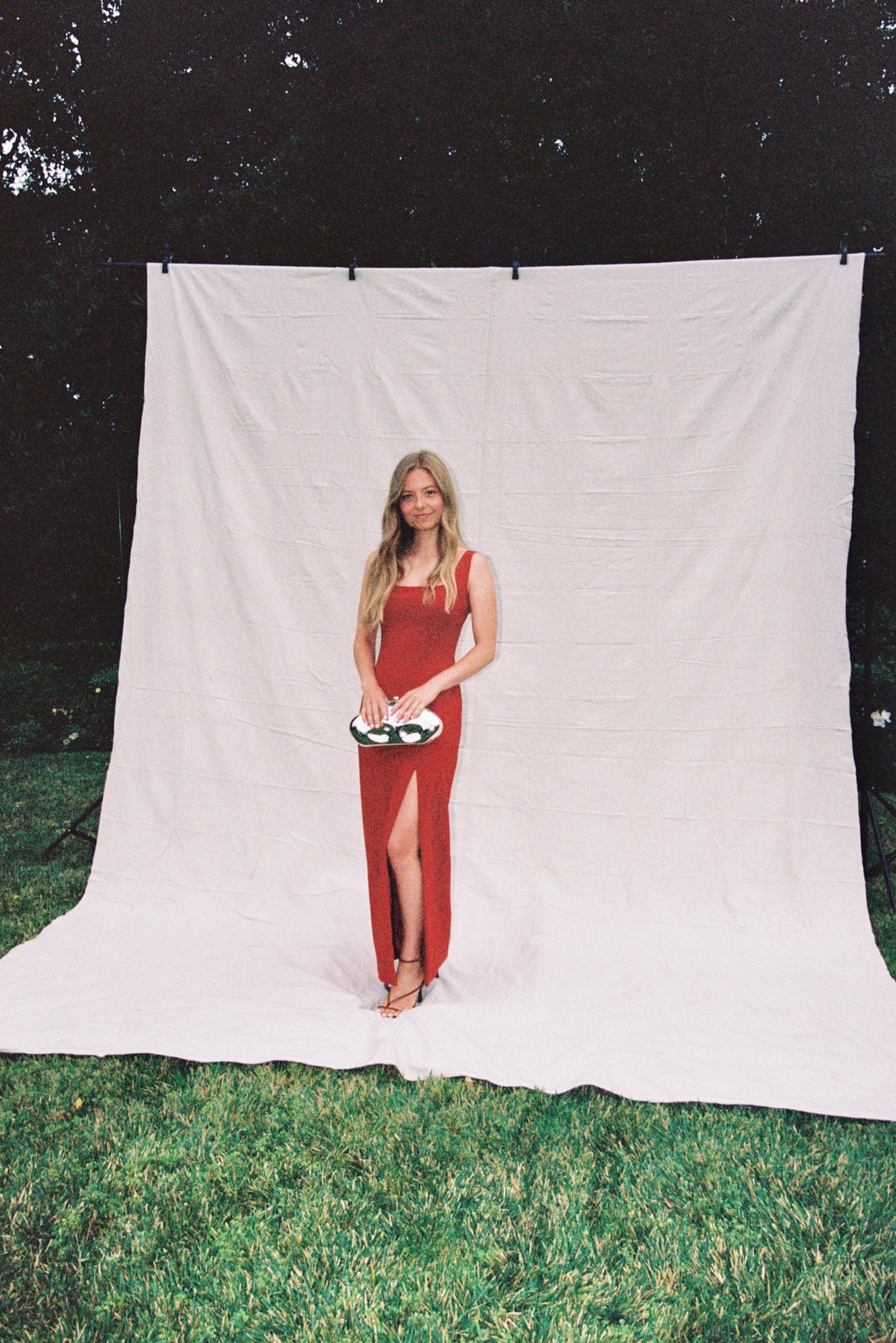 STAUD Rouge Portait Dress