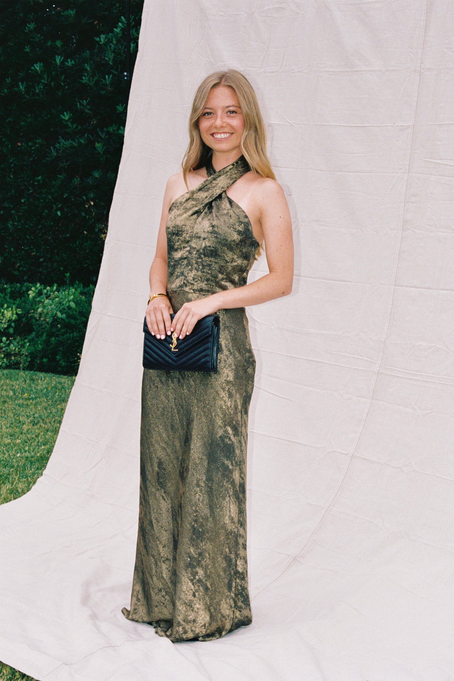 Veronica Beard Alberta Dress in Brass