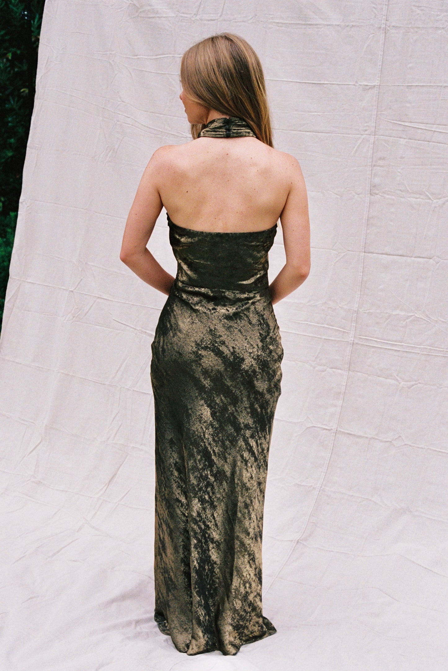 Veronica Beard Alberta Dress in Brass
