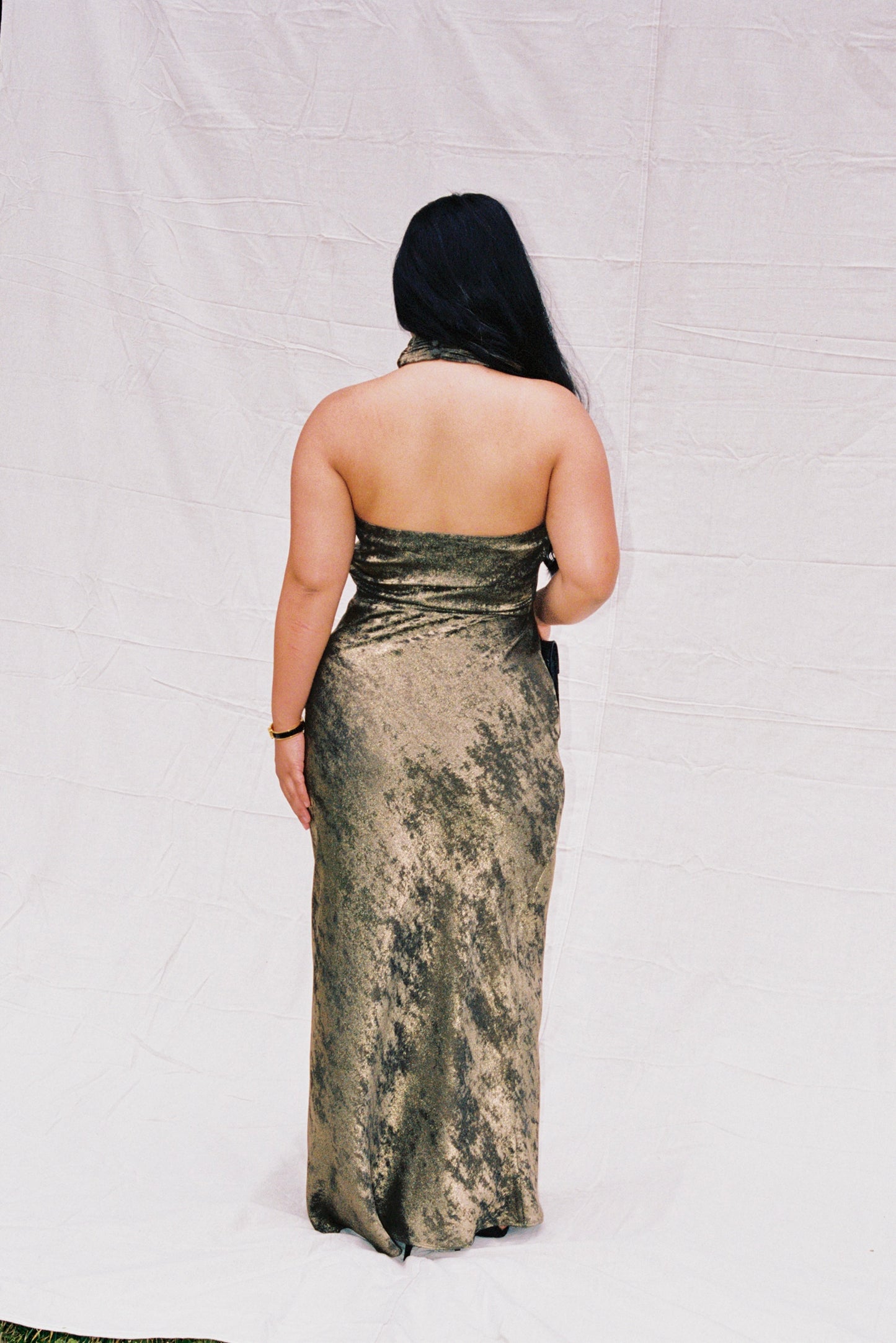 Veronica Beard Alberta Dress in Brass
